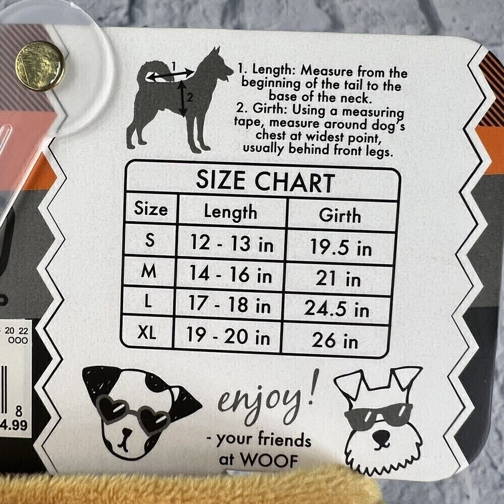 Halloween HOT DOG Pet Dog Costume SMALL L 12-13" Length x 19.5" Girth !!!NEW!!! - Picture 7 of 7